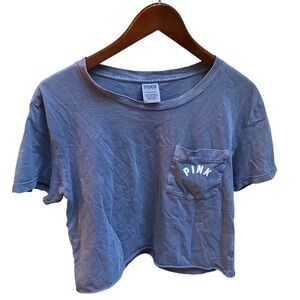 PINK I Cropped I Pocket I Tee I Size: S